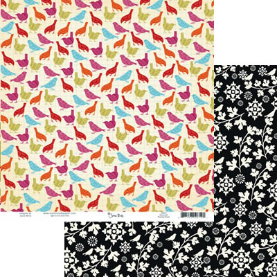 Scenic Route - Laurel Rookery Road 12x12 double sided cardstock  (pack of 10)
